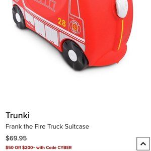 Trunki suitcase cum ride-on toy